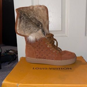 Louis Vuitton Fur Boots